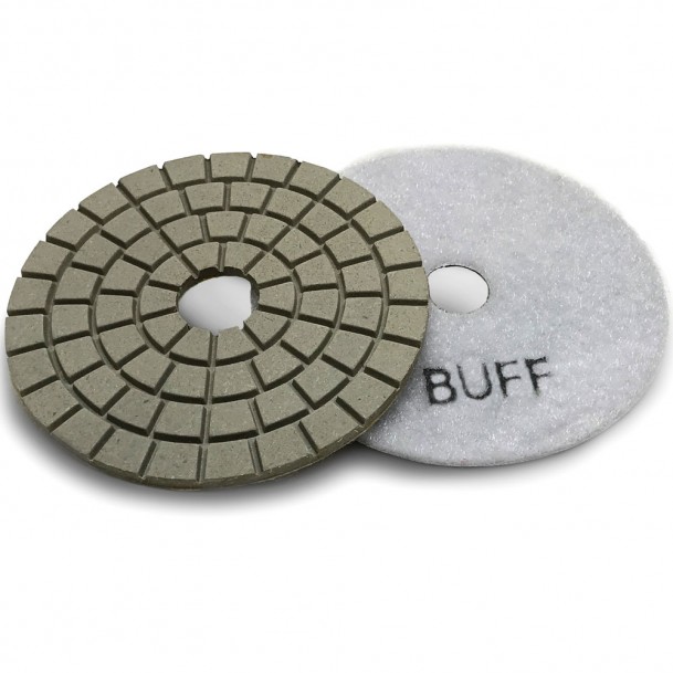 ΔΙΑΜΑΝΤΟΧΑΡΤΑ ΥΓΡΑΣ Φ100 WHITE BUFF SUPER PREMIUM ΔΙΑΜΑΝΤΟΧΑΡΤΑ ΥΓΡΑΣ Φ100 WHITE BUFF SUPER PREMIUM