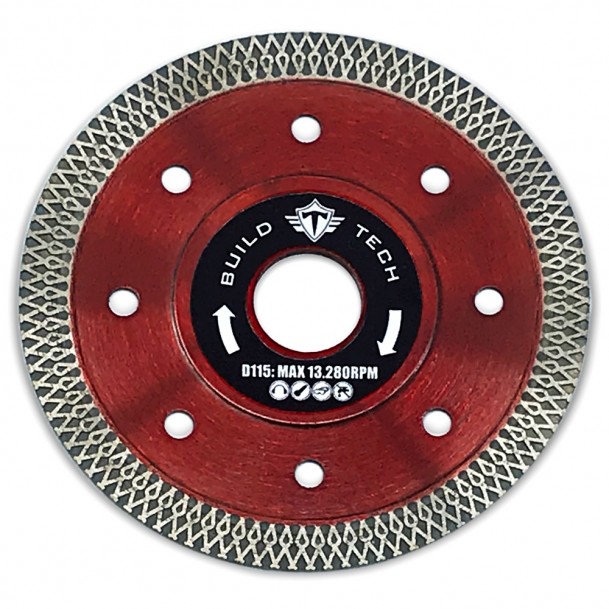 ΔΙΣΚΟΣ ΚΟΠΗΣ ΠΛΑΚΙΔΙΩΝ (RED PREMIUM) Φ115mm