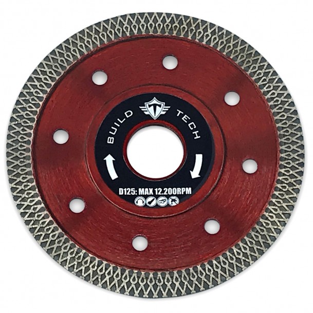 ΔΙΣΚΟΣ ΚΟΠΗΣ ΠΛΑΚΙΔΙΩΝ (RED PREMIUM) Φ125mm