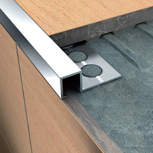 ΠΡΟΦΙΛ ΠΛΑΚΙΔΙΩΝ CUBE-AL MAT SILVER 12mm 2.50m ΠΡΟΦΙΛ ΠΛΑΚΙΔΙΩΝ CUBE-AL MAT SILVER 12mm 2.50m