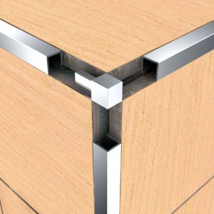 CUBE END CAP ΤΑΠΑ TETΡΑΓΩΝΗ (BRIGHT SILVER) 10mm