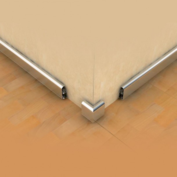 SKIRTING-AL ΕΞΩ ΓΩΝΙΑ (MAT SILVER)