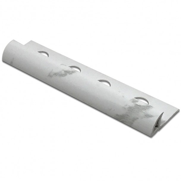 ΠΡΟΦΙΛ ΠΛΑΚΙΔΙΩΝ ROUND-MARM (N.01 – BIANCO) 10mm 2.70m ΠΡΟΦΙΛ ΠΛΑΚΙΔΙΩΝ ROUND-MARM (N.01 – BIANCO) 10mm 2.70m