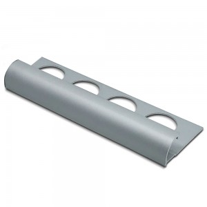 ΠΡΟΦΙΛ ΠΛΑΚΙΔΙΩΝ ROUND-AL (MAT SILVER) 12mm 2.50m