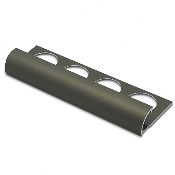 ΠΡΟΦΙΛ ΠΛΑΚΙΔΙΩΝ ROUND-AL (MAT BRONZE) 10mm 2.50m ΠΡΟΦΙΛ ΠΛΑΚΙΔΙΩΝ ROUND-AL (MAT BRONZE) 10mm 2.50m