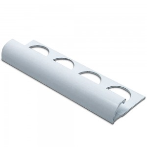 ΠΡΟΦΙΛ ΠΛΑΚΙΔΙΩΝ ROUND-AL (WHITE) 10mm 2.50m