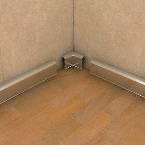 SKIRTING-AL ΕΣΩ ΓΩΝΙΑ (MAT SILVER)