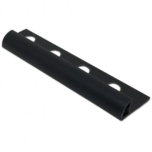 ΠΡΟΦΙΛ ΠΛΑΚΙΔΙΩΝ ROUND-PLAST (N.14 – NERO) 10mm 2.70m ΠΡΟΦΙΛ ΠΛΑΚΙΔΙΩΝ ROUND-PLAST (N.14 – NERO) 10mm 2.70m