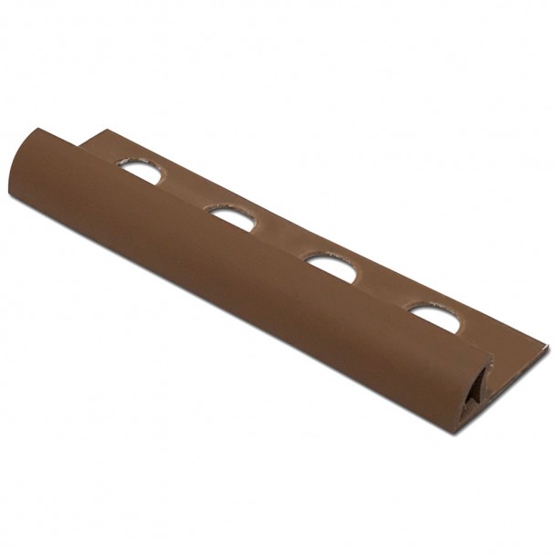 ΠΡΟΦΙΛ ΠΛΑΚΙΔΙΩΝ ROUND-PLAST (N.18 – MARRONE) 10mm 2.70m ΠΡΟΦΙΛ ΠΛΑΚΙΔΙΩΝ ROUND-PLAST (N.18 – MARRONE) 10mm 2.70m