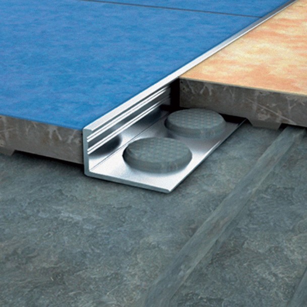 ΠΡΟΦΙΛ ΠΛΑΚΙΔΙΩΝ STRAIGHT-AL (MAT SILVER) 10mm 2.50m ΠΡΟΦΙΛ ΠΛΑΚΙΔΙΩΝ STRAIGHT-AL (MAT SILVER) 10mm 2.50m